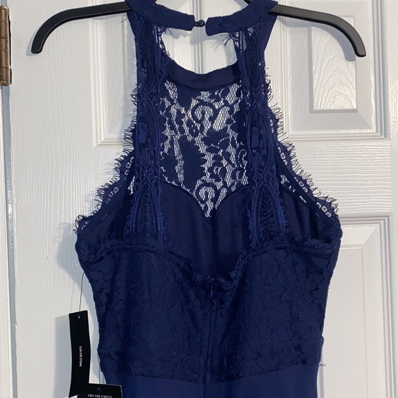 Navy Blue Gown - Picture 3 of 3